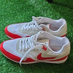 Nike Red and White Sneakers
